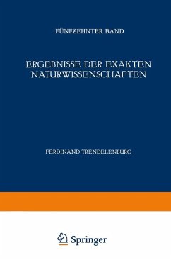 Ergebnisse der Exakten Naturwissenschaften (eBook, PDF) - Hund, F.; Trendelenburg, Ferdinant