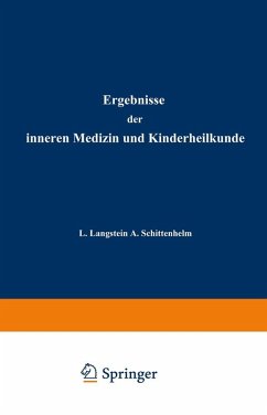 Cover Ergebnisse der Inneren Medizin und Kinderheilkunde (eBook, PDF)