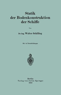 Cover Statik der Bodenkonstruktion der Schiffe (eBook, PDF)