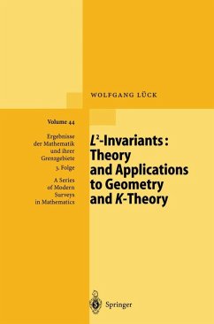 L2-Invariants: Theory and Applications to Geometry and K-Theory (eBook, PDF) - Lück, Wolfgang