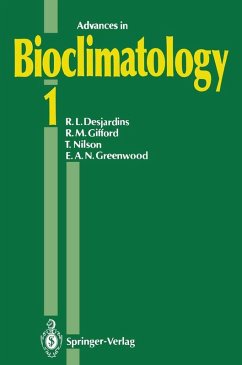 Advances in Bioclimatology 1 (eBook, PDF) - Desjardins, R. L.; Gifford, R. M.; Nilson, T.; Greenwood, E. A. N.