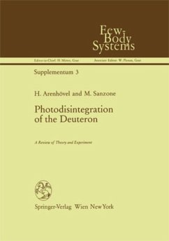 Photodisintegration of the Deuteron (eBook, PDF) - Arenhövel, H.; Sanzone, M.
