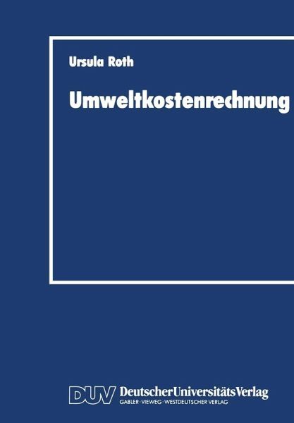 Umweltkostenrechnung (eBook, PDF)