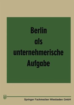 Cover Berlin als unternehmerische Aufgabe (eBook, PDF)