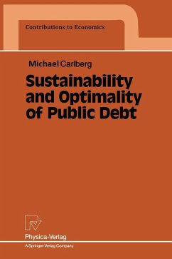 Cover Sustainability and Optimality of Public Debt (eBook, PDF)