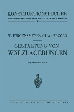 Gestaltung von Wälzlagerungen (eBook, PDF) - Jürgensmeyer, Wilhelm