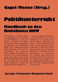 Cover Politikunterricht (eBook, PDF)