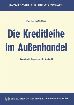 Die Kreditleihe im Außenhandel (eBook, PDF) - Suda, Siegfried