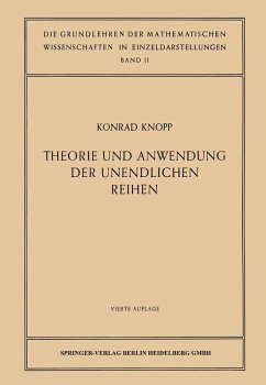 Theorie und Anwendung der Unendlichen Reihen (eBook, PDF) - Knopp, Konrad