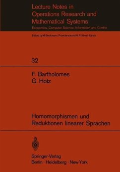 Cover Homomorphismen und Reduktionen linearer Sprachen (eBook, PDF)