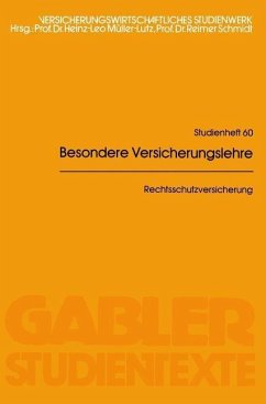 Rechtsschutzversicherung (eBook, PDF) - Ridder, Günter