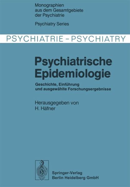 Psychiatrische Epidemiologie (eBook, PDF)