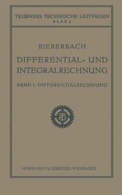 Differential- und Integralrechnung (eBook, PDF) - Bieberbach, Ludwig