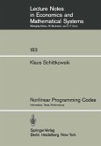 Nonlinear Programming Codes (eBook, PDF)