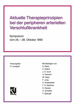 Aktuelle Therapieprinzipien bei der peripheren arteriellen Verschlußkrankheit (eBook, PDF) - Landgraf, Helmut; Bisler, Horst