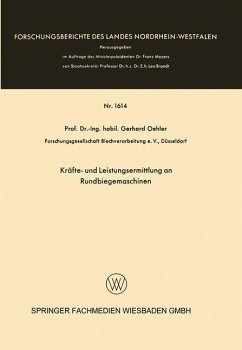 Cover Kräfte- und Leistungsermittlung an Rundbiegemaschinen (eBook, PDF)