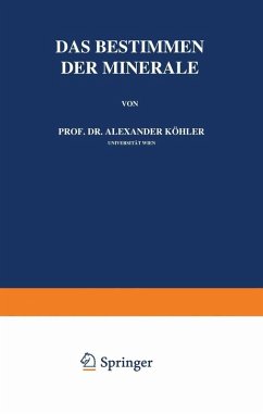 Das Bestimmen der Minerale (eBook, PDF) - Köhler, Alexander