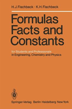 Formulas, Facts, and Constants (eBook, PDF) - Fischbeck, H. J.; Fischbeck, K. H.