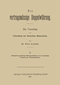 Die vertragsmässige Doppelwährung (eBook, PDF) - Arendt, Otto
