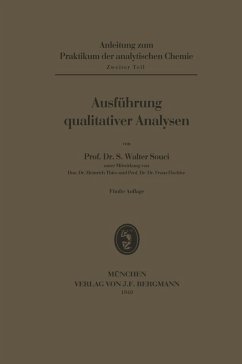 Ausführung qualitativer Analysen (eBook, PDF) - Souci, Walter