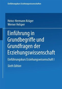 Cover Einführung in Grundbegriffe und Grundfragen der Erziehungswissenschaft (eBook, PDF)