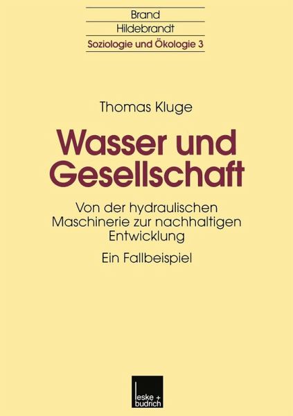 Wasser und Gesellschaft (eBook, PDF) Wasser und Gesellschaft (eBook, PDF)