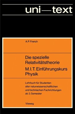 Cover Die spezielle Relativitätstheorie M.I.T. Einführungskurs Physik (eBook, PDF)