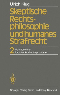 Cover Skeptische Rechtsphilosophie und humanes Strafrecht (eBook, PDF)