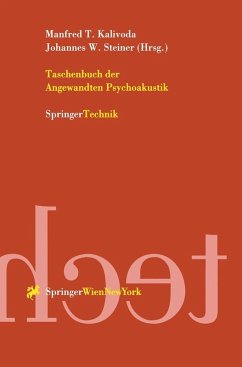 Taschenbuch der Angewandten Psychoakustik (eBook, PDF)
