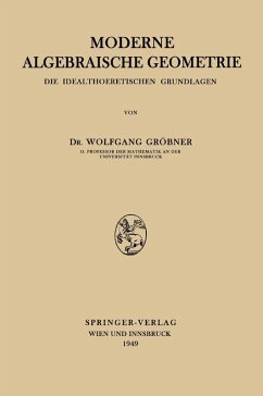 Moderne Algebraische Geometrie (eBook, PDF) - Gröbner, Wolfgang
