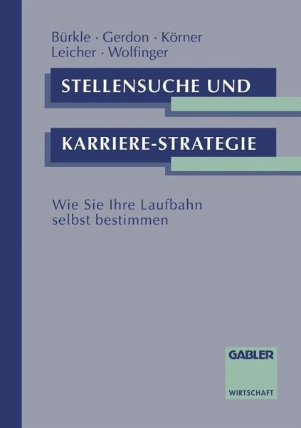 Stellensuche und Karrierestrategie (eBook, PDF)
