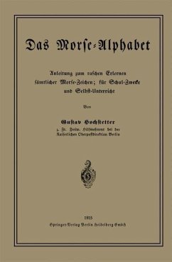 Cover Das Morse-Alphabet (eBook, PDF)