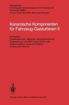 Cover Keramische Komponenten für Fahrzeug-Gasturbinen II (eBook, PDF)