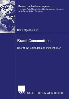 Brand Communities (eBook, PDF) - Algesheimer, René