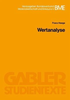 Cover Wertanalyse (eBook, PDF)