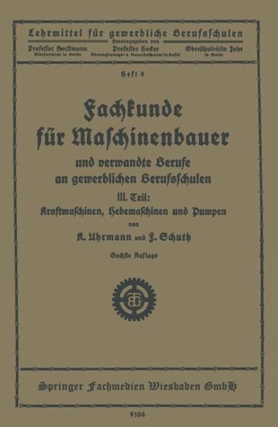 Fachkunde für Maschinenbauer (eBook, PDF) Fachkunde für Maschinenbauer (eBook, PDF)