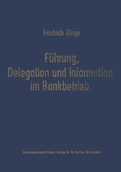 Cover Führung, Delegation und Information im Bankbetrieb (eBook, PDF)