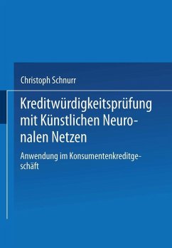 Cover Kreditwürdigkeitsprüfung mit Künstlichen Neuronalen Netzen (eBook, PDF)
