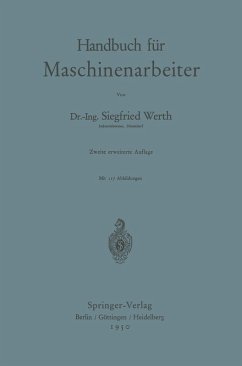 Handbuch für Maschinenarbeiter (eBook, PDF) - Werth, Siegfried