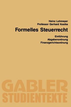 Cover Formelles Steuerrecht (eBook, PDF)