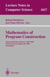 Mathematics of Program Construction (eBook, PDF)