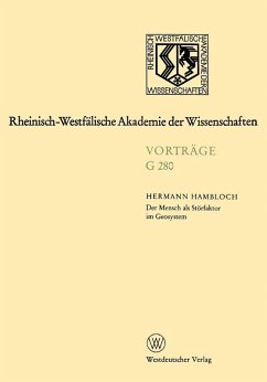 Cover Der Mensch als Störfaktor im Geosystem (eBook, PDF)