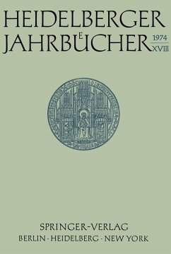 Heidelberger Jahrbücher (eBook, PDF) - Loparo, Kenneth A.