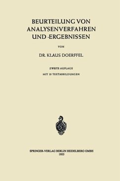 Beurteilung von Analysenverfahren und -Ergebnissen (eBook, PDF) - Doerffel, Klaus