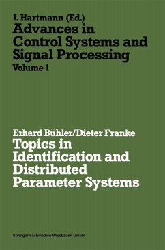 Topics in Identification and Distributed Parameter Systems (eBook, PDF) - Bühler, Erhard