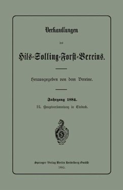 Verhandlungen des Hils-Solling-Forst-Vereins (eBook, PDF) - Dereine, Derein