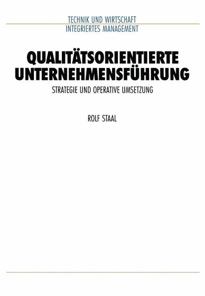 Qualitätsorientierte Unternehmensführung (eBook, PDF)
