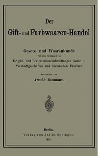 Cover Der Gift- und Farbwaaren-Handel (eBook, PDF)