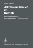 Alkoholmißbrauch im Betrieb (eBook, PDF)