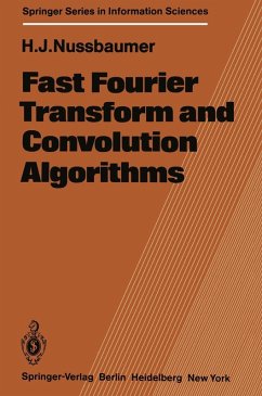Fast Fourier Transform and Convolution Algorithms (eBook, PDF) - Nussbaumer, H. J.